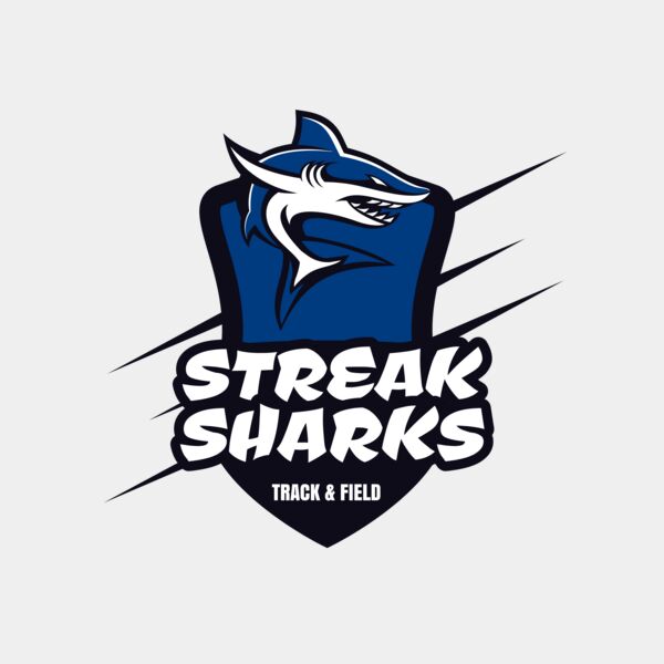 Sharks Track & Field Team Logo 01 Thumbnail