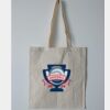 Budget Calico Tote Bag Thumbnail