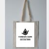 Budget Calico Tote Bag Thumbnail