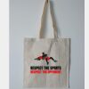 Budget Calico Tote Bag Thumbnail