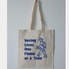 Budget Calico Tote Bag Thumbnail