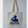 Budget Calico Tote Bag Thumbnail